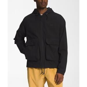 THE NORTH FACE Men’s Ripstop Wind Hoodie Jacket Black Size Medium